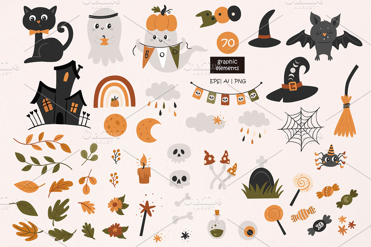 My 1st Halloween Collection, a Graphic by Nafanya (Photo 5 of 14)