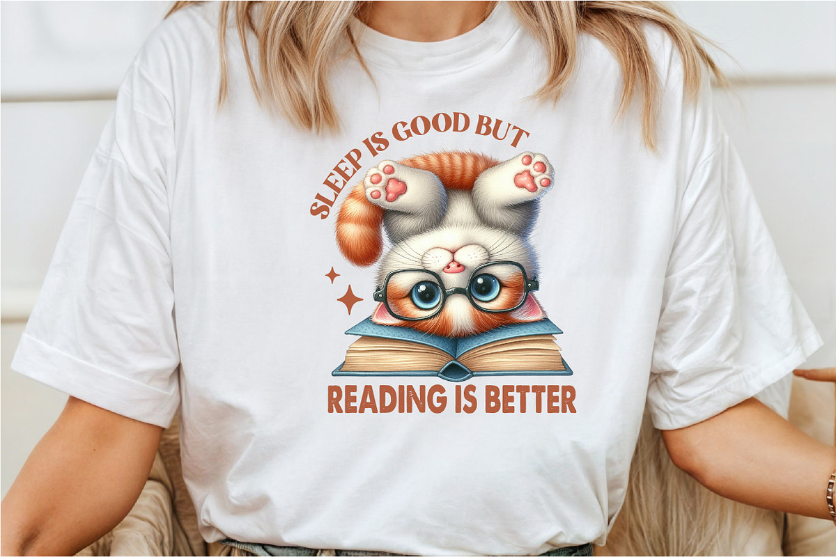 Sleep is Good but Reading is Better, an Illustration by Rose Art (Photo 2 of 6)