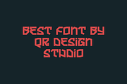 Trabes - Techno Font, a Sans Serif Font by QR Design Studio (Thumbnail 9 of 9)