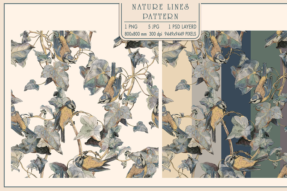 Fresco collection Nature lines, a Wallpaper Graphic by Natalia0307 (Photo 3 of 24)