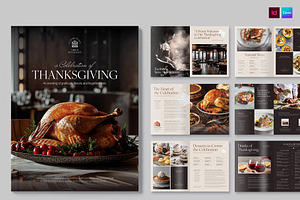Thanksgiving Brochure Template, a Brochure Template by BrandPacks