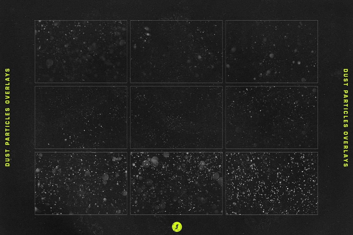 50 Dust Particles Photo Overlays, a Texture Graphic by Freezerondigital