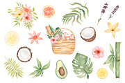 Watercolor Beauty Salon Collection, a Healthcare Illustration by MayaNavits (Thumbnail 4 of 11)