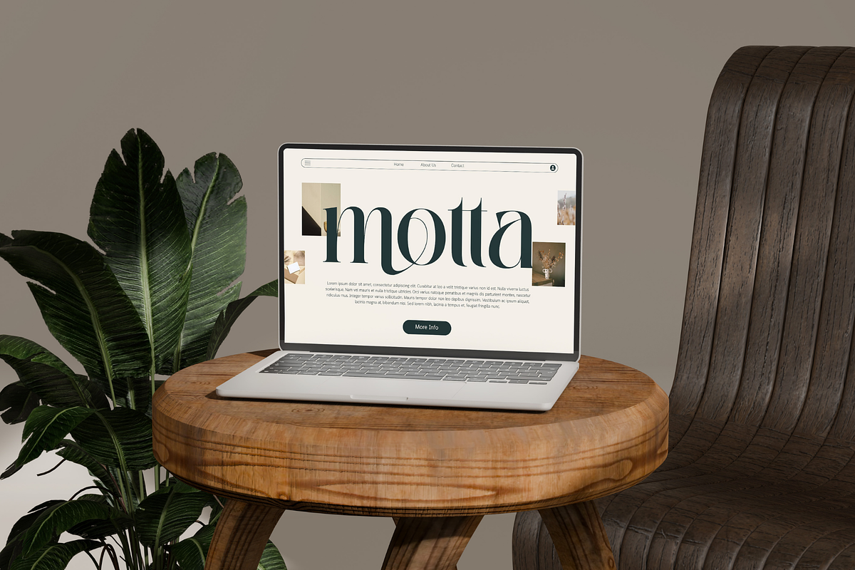 Abogia - Modern Serif Logo Font, a Serif Font by Nirmana Visual (Photo 16 of 16)