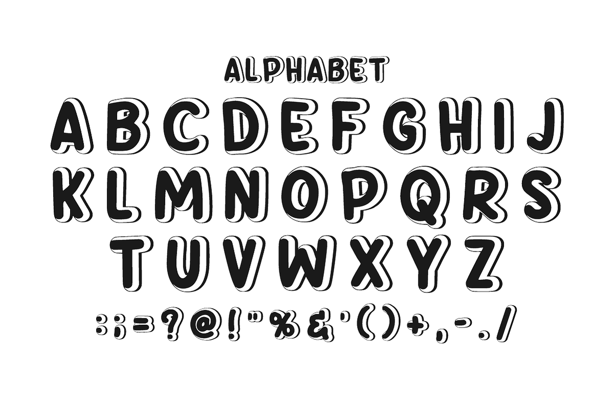 Cat Baby - Playful Cartoon Font, a Sans Serif Font by KiddoGlyphs Studio (Photo 4 of 4)