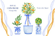 Royal Chinoiserie Orange Topiary, a Decorative Illustration by LABFcreations (Thumbnail 8 of 12)