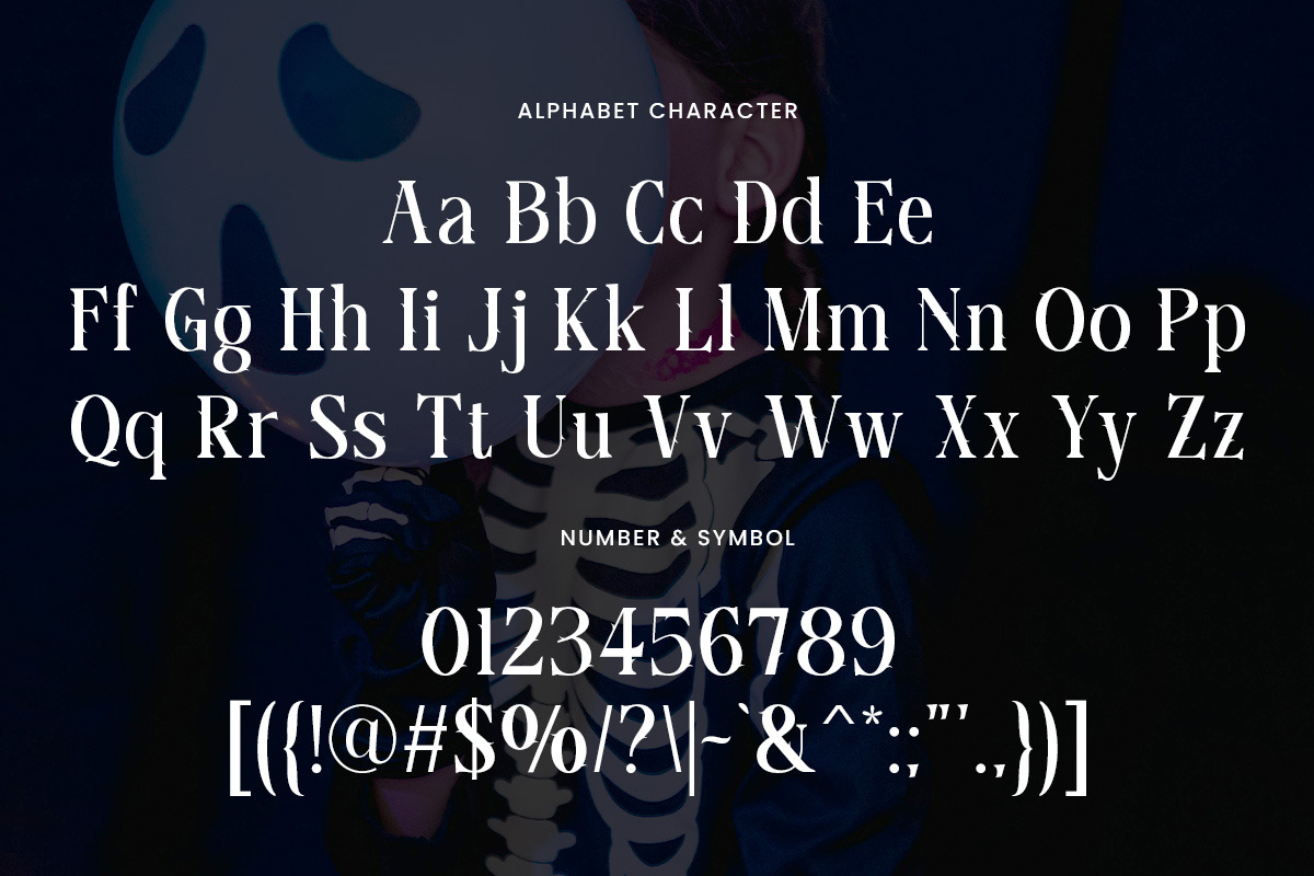 Deadly Sins – Gothic Horror Display, a Serif Font by roomspace creative lab (Photo 6 of 12)