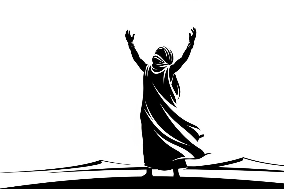 desert nomad silhouettes featuring, an Illustration by Amazin_art (Photo 5 of 25)