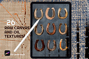Procreate Canvas & Dry Oil Texture, a Brush Add-On by HabitusDesigns (Thumbnail 1 of 7)