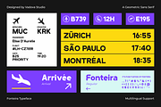 Fonteira Geometric Sans Serif Font, a Sans Serif Font by Vadovastd (Thumbnail 3 of 9)