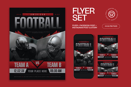 American Football Flyer