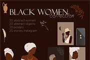 Collection of abstract women, black, a Work Illustration by Yana_mide (Thumbnail 1 of 7)