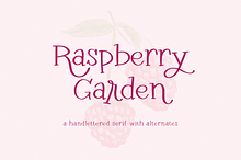 Raspberry Garden Serif