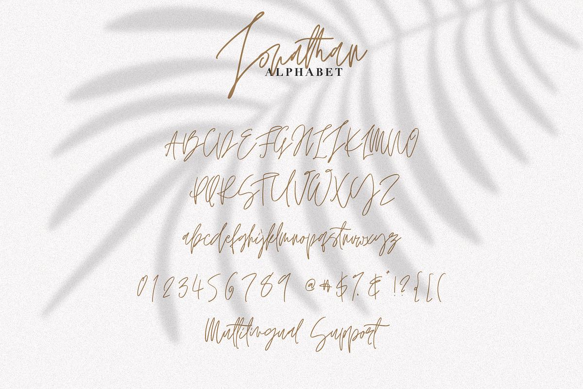 JONATHAN, a Handwritten Font by supfonts (Photo 8 of 9)