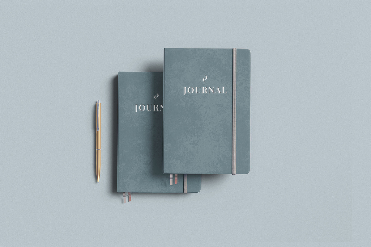 Elega - Minimal Notebook Mockups, a Books & Magazine Mockup by JafarNation (Photo 11 of 11)