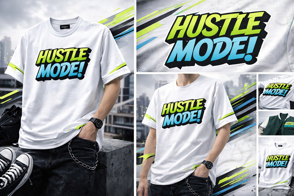 Hustle Mode - Bold Display Typeface, a Sans Serif Font by Debut Studio (Photo 17 of 23)