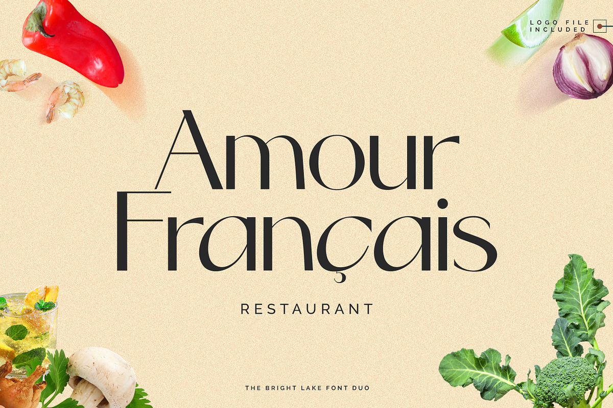 The Bright Lake Font Duo + Logos, a Serif Font by SNIPESCIENTIST (Photo 22 of 31)