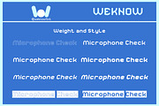 Microphone Check font, a Sans Serif Font by weknow (Thumbnail 7 of 8)