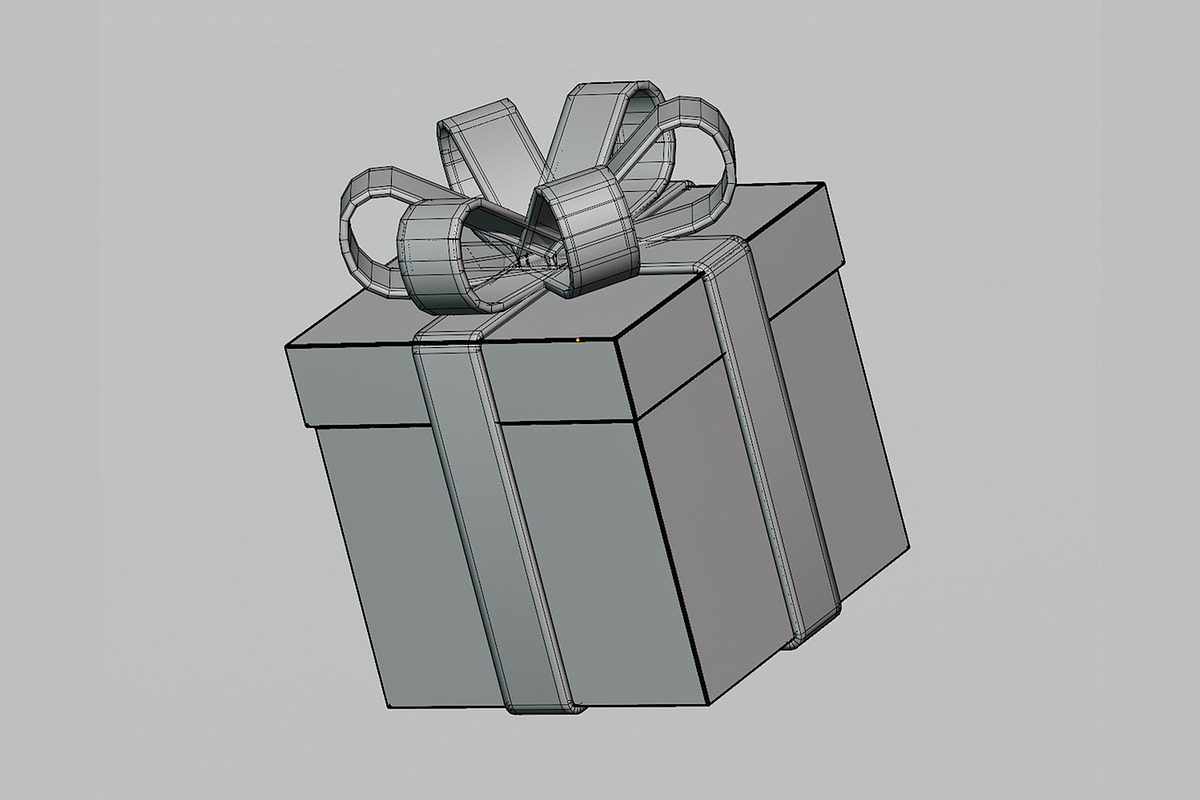 Gift box 3d model, an Object 3D Model by fahad121 (Photo 8 of 8)