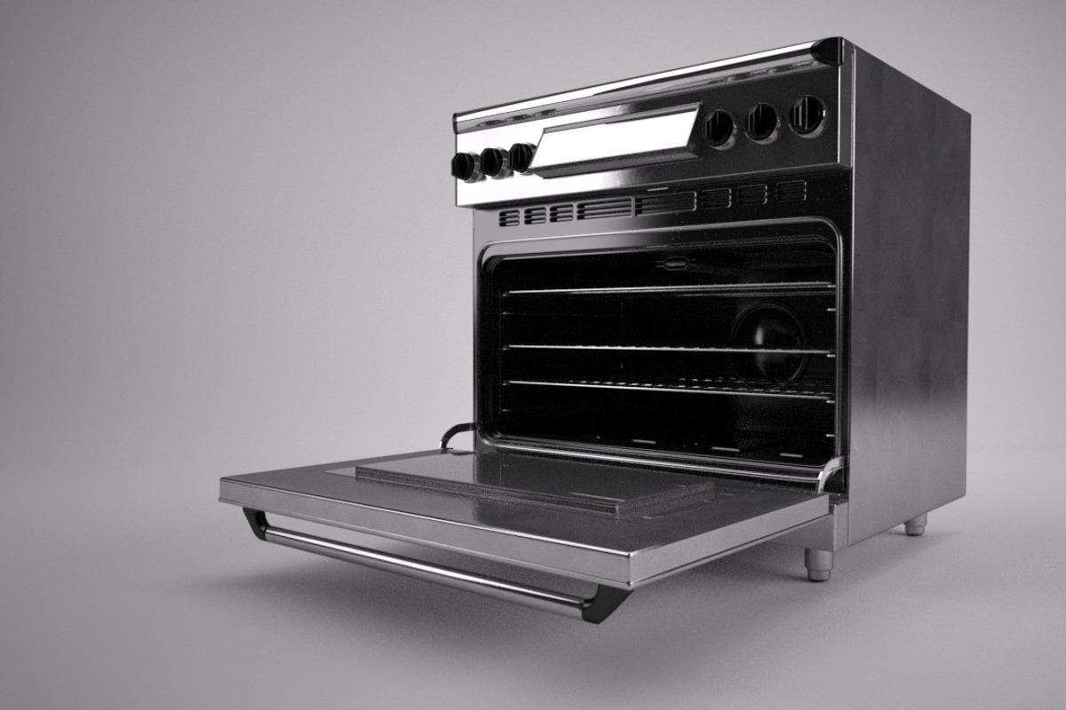 36 inch gas range cooker, a Furniture 3D Model by kjpargeterimages (Photo 2 of 12)
