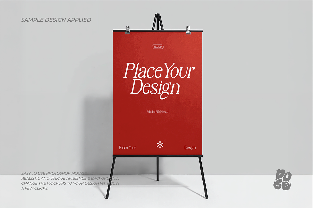 Minimalist Signage Mockup Vol.1, an Advertising Mockup by DOBE Studio (Photo 5 of 9)