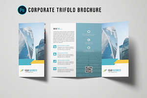 Business Trifold Brochure, a Brochure Template by Template Shop