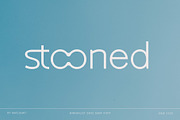 Stooned - Minimalist Sans Serif, a Sans Serif Font by Muflieart (Thumbnail 1 of 10)