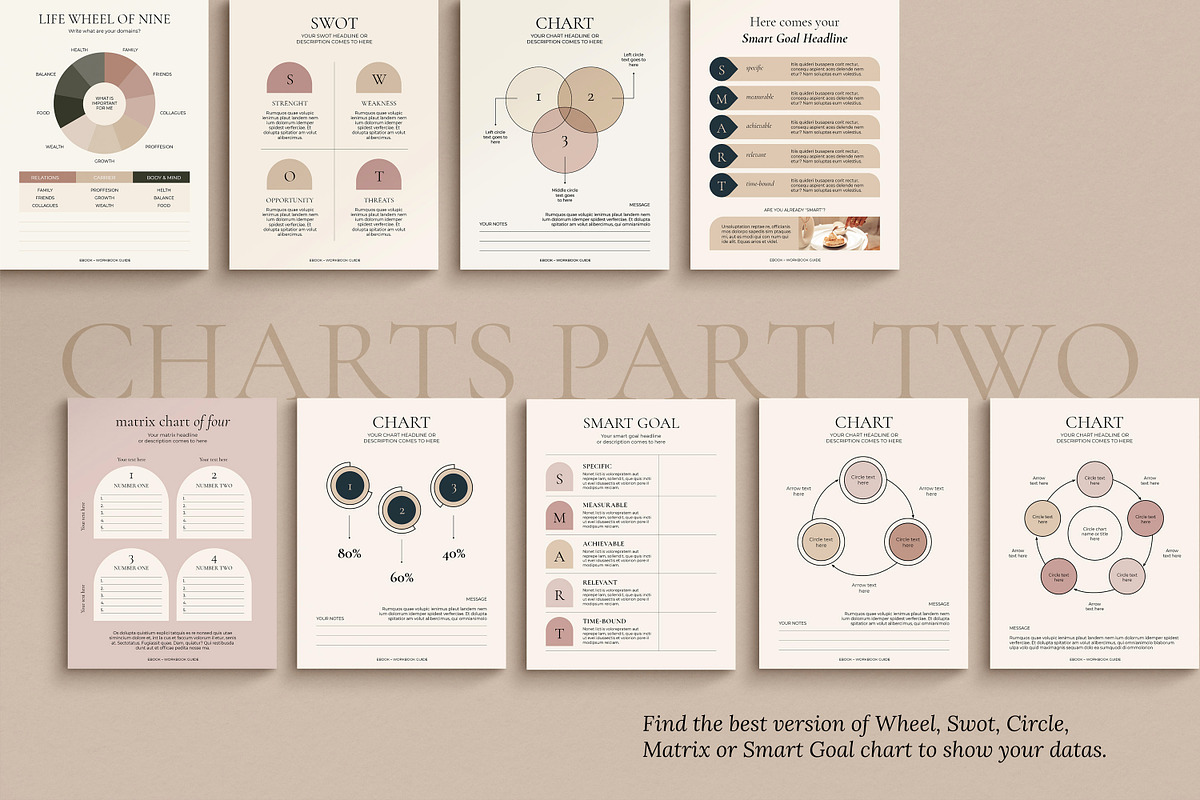 4 in 1 Course Creator Bundle CANVA, a Magazine Template by Mirazz (Photo 22 of 50)
