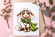 Whimsical easter animals clipart, an Illustration by SinaCreation (Thumbnail 7 of 11)