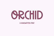 Orchid - Bold handwritten font, a Handwritten Font by Sk designs (Thumbnail 1 of 8)