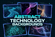 Abstract Technology Backgrounds, a Background Graphic by Image for Sale (Thumbnail 1 of 3)