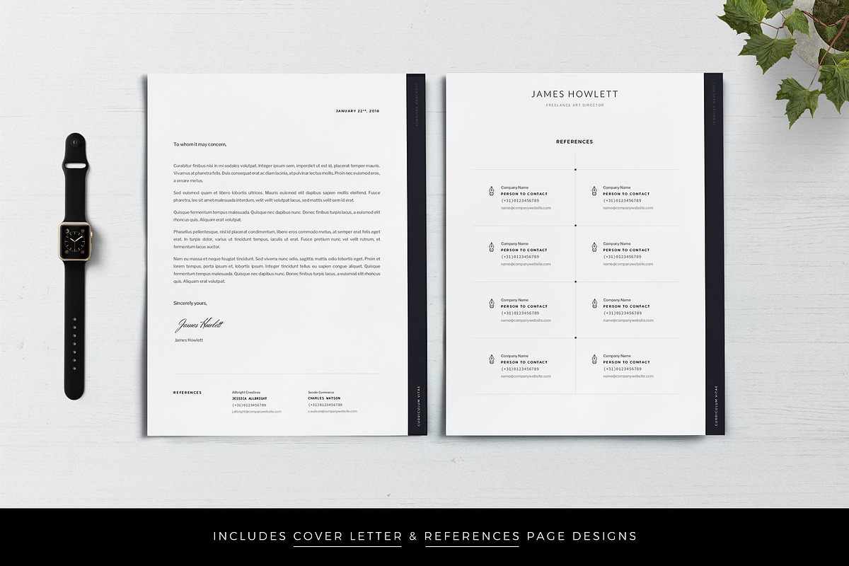 Resume Template / CV, a Resume Template by TheResumeCoach (Photo 3 of 3)