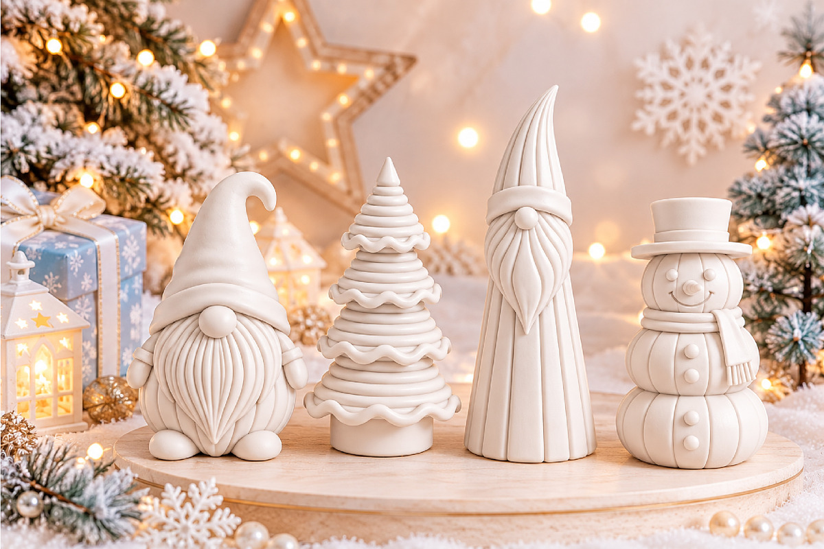 Christmas Gnome Tree Snowman STL, a Characters & Person 3D Model by Layerology (Photo 3 of 5)