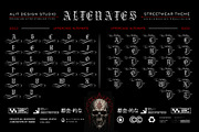 Dread Gothic Typeface, a Blackletter Font by alit design (Thumbnail 5 of 22)
