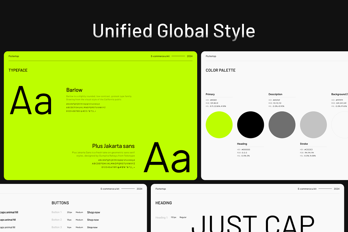 CapRush UI Kit: Cap Shop Website UI, an UI Kit Template by Fluttertop (Photo 4 of 8)