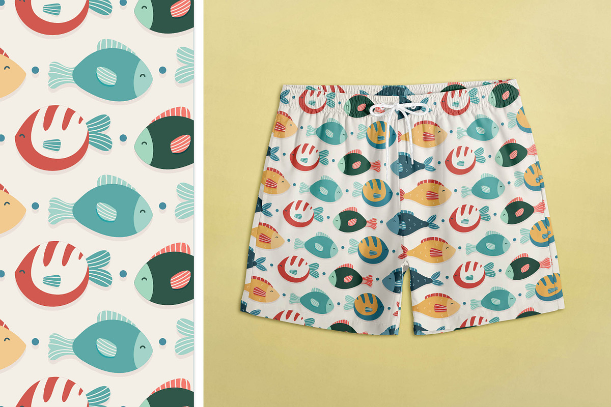 Gone Fishing Seamless Pattern Set, a Pattern Graphic by Alanna Messina Design Co (Photo 9 of 9)