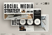 Social Media Strategy Presentation, a Presentation Template by ArtisanaAura (Thumbnail 1 of 12)