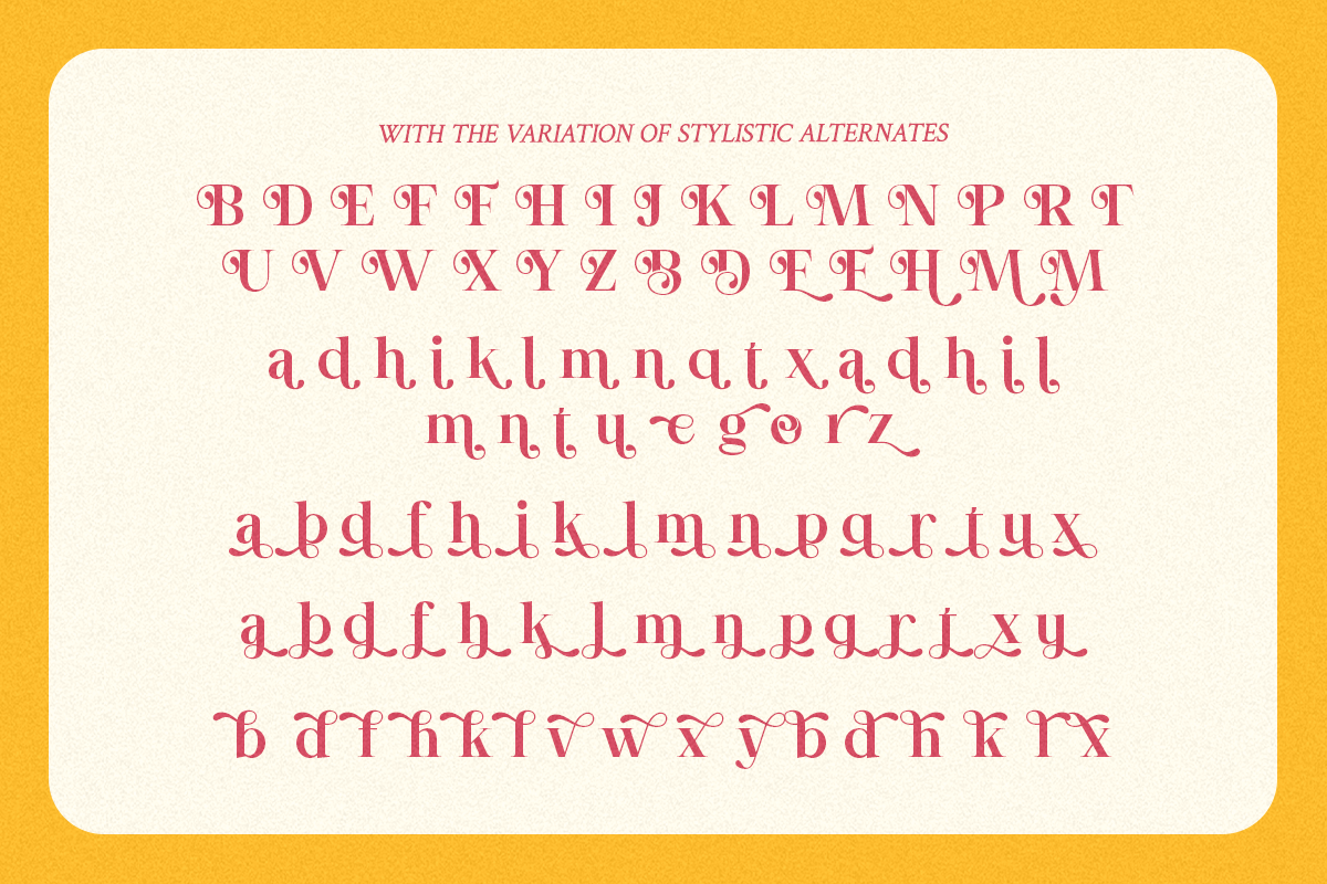 Hunger Minute - Modern Stylish Swash, a Serif Font by Shakira Studio (Photo 10 of 10)