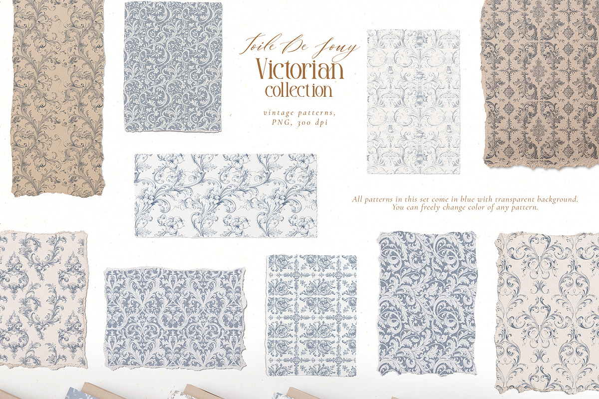 Victorian collection - Toile De Jouy, a Decorative Illustration by Pamyatka Shop (Photo 9 of 15)