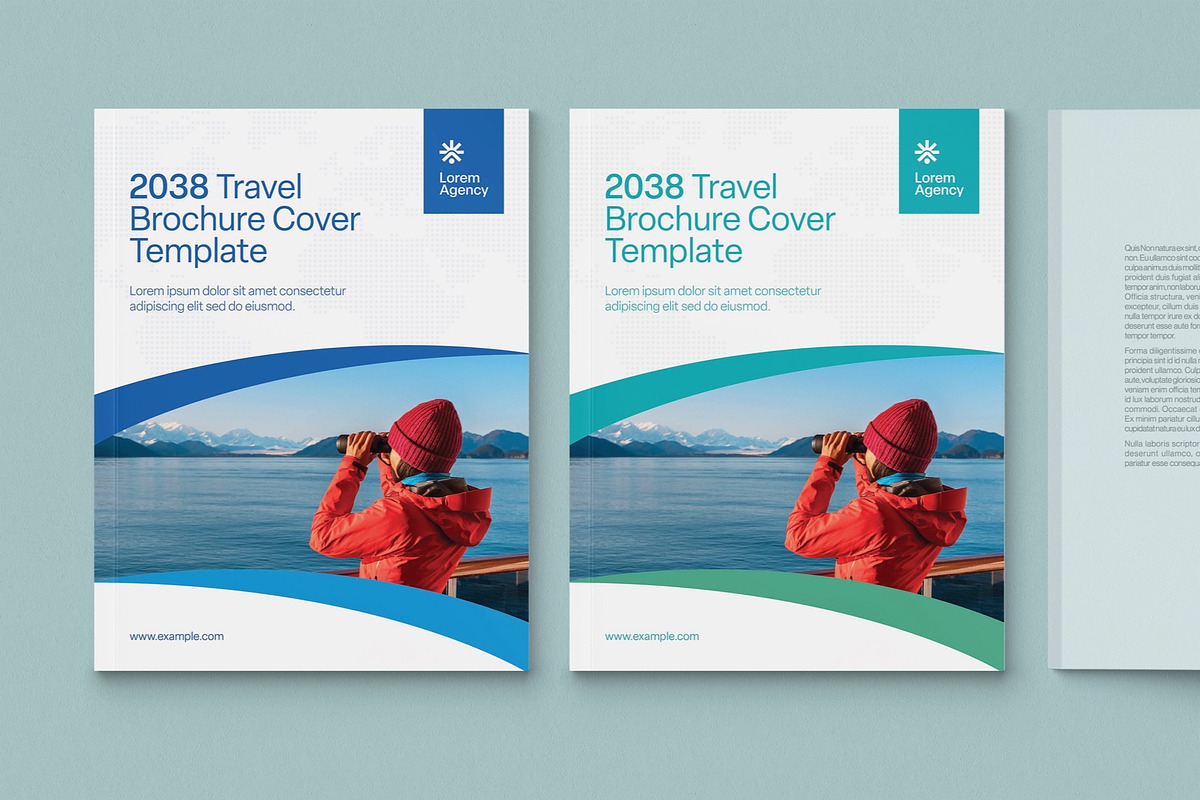 Travel Brochure Cover Template, a Brochure Template by BrandPacks (Photo 2 of 6)