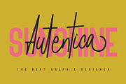 Autica Monthgel Monoline Script Sans, a Script Font by Maulana Creative (Thumbnail 4 of 7)
