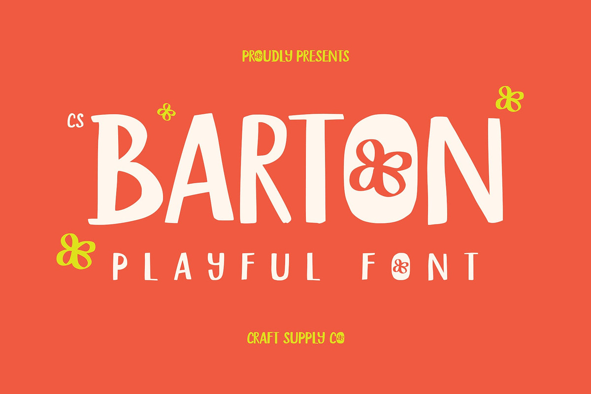 CS Barton – Playful Marker Font, a Handwritten Font by Craft Supply Co. (Photo 1 of 8)
