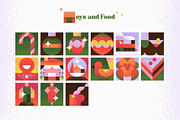 Squarry Christmas. Pattern Builder., a Pattern Graphic by Red Monkey (Thumbnail 4 of 15)