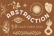 50 ABSTRACTION  Logo Templates, a Branding & Logo Template by Katya_lu (Thumbnail 1 of 15)