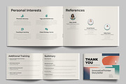 Minimalist Resume Booklet Template, a Resume Template by MightyDesign (Thumbnail 6 of 9)