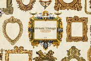 Baroque Vintage Frames, a Graphic by The Ephemera Mercadito (Thumbnail 1 of 3)