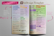 Restaurant Menu | InDesign Template, a Brochure Template by Planner Templates (Thumbnail 4 of 5)