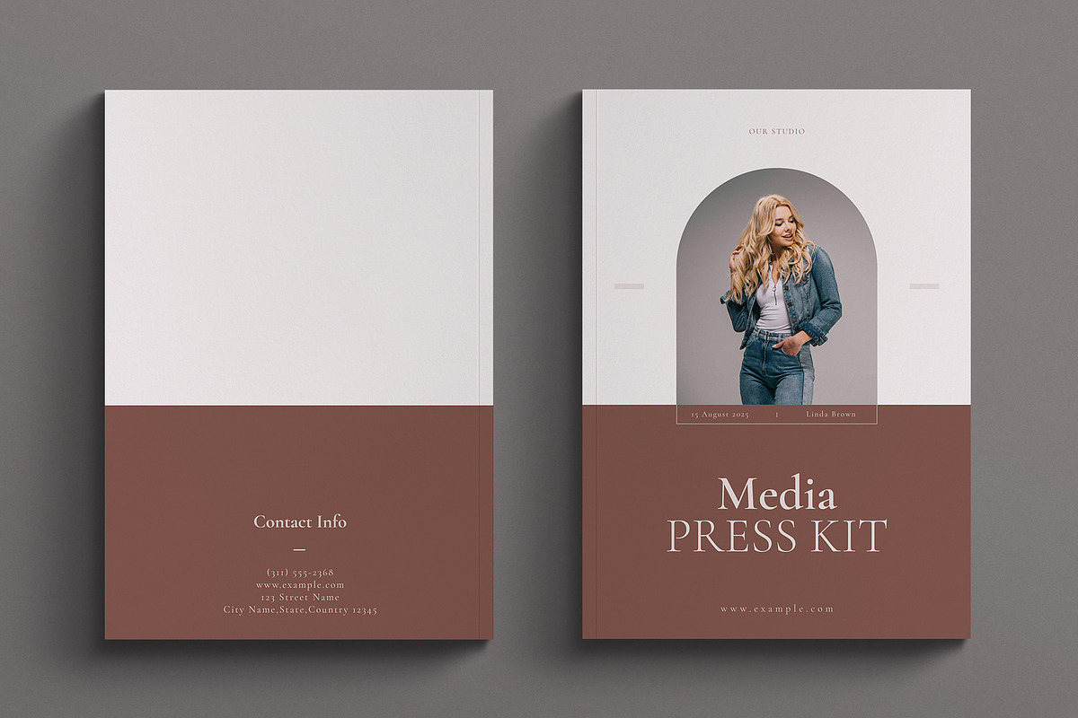 Media Press Kit Template, a Magazine Template by E-Type (Photo 8 of 8)