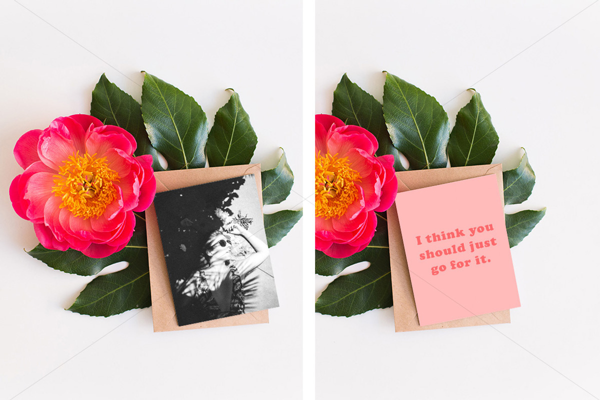 Greeting Card Mockup Flowers, a Print Template by Pretty Techie (Photo 3 of 3)