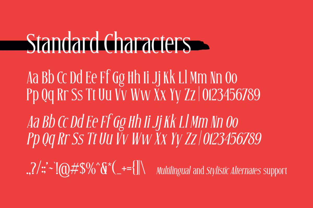 Roghsire - Display Font, a Script Font by Letterhend Studio (Photo 5 of 9)